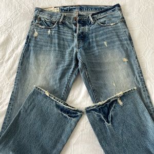A & F Men’s Distressed Jeans